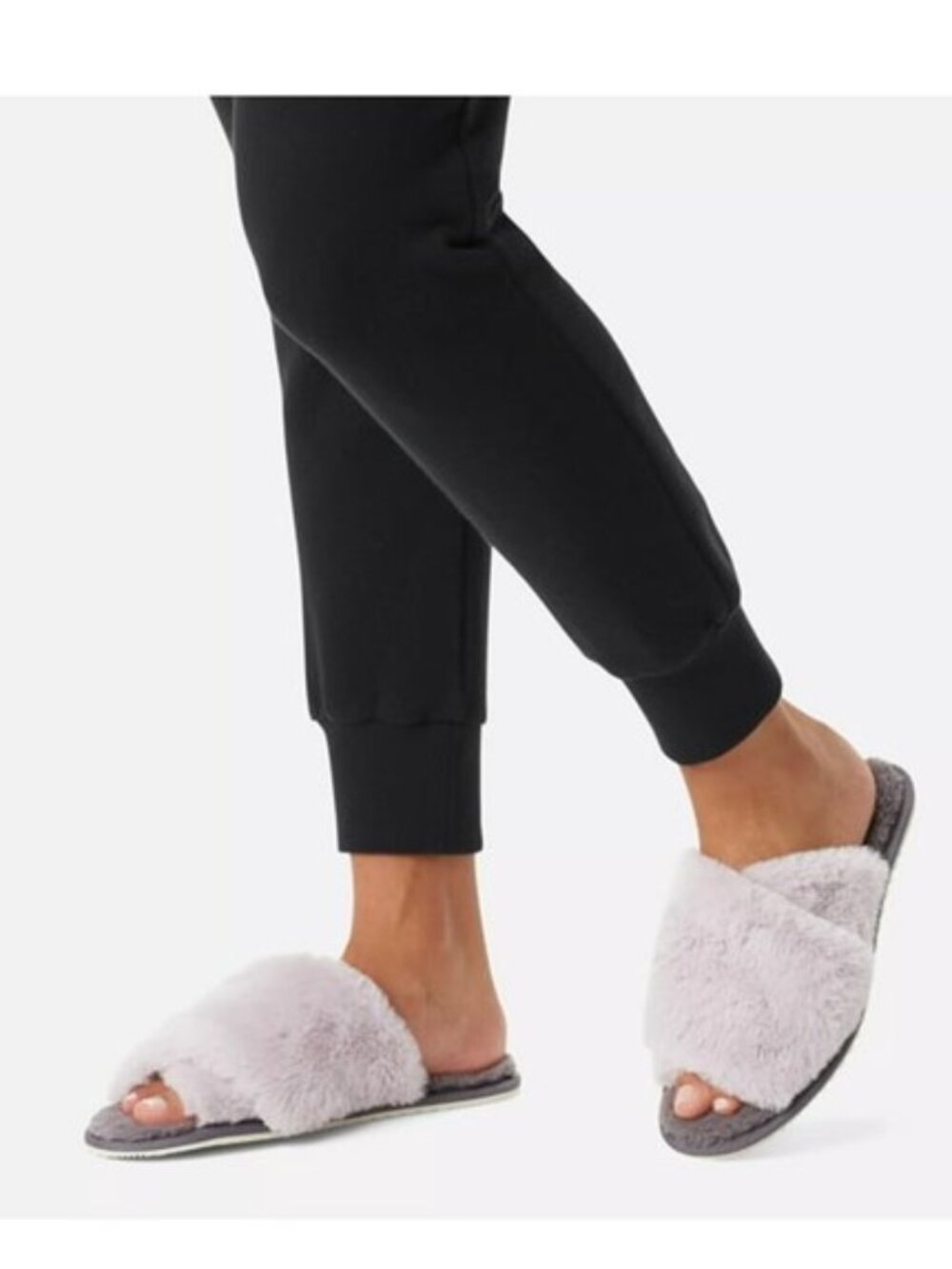 Sorel Go Mail Run Slippers Slip On Faux Fur Vapor Pulse Size 7 NEW